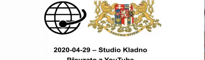 2020 04 29 – Studio Kladno – Převzato z YouTube – Tomio Okamura – SPD – Aktuality z 29 4 2020