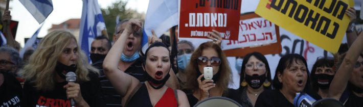 Izraelská vláda rozohnala vodnými delami protivládne demonštrácie