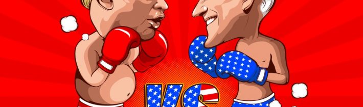 Americké voľby: Blbý a blbší sa bijú