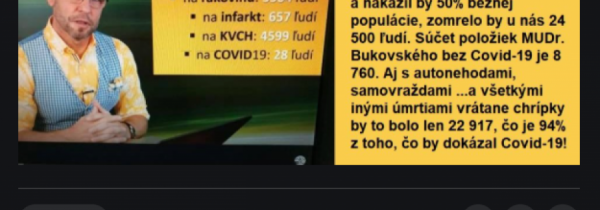 Dr.Bukovský zľahčuje covid a zarába na tom mesačne okolo 5000 eur,  pomôžte mi ho odstáviť (juliuskovacs1)