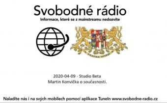 2020-04-09 – Studio Beta –  Martin Konvička o současnosti.