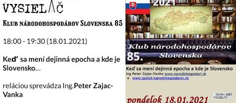 Klub národohospodárov Slovenska 85