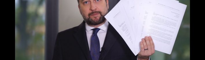 Poslanec ze slovenské strany Směr-SD Ľuboš Blaha dostal odpověď od prokurátora na trestní oznámení podané na premiéra Igora Matoviče