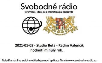 2021-01-05 – Studio Beta – Radim Valenčík hodnotí minulý rok.