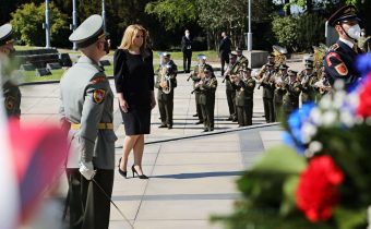 FOTO: Život v slobode a mieri nesmie byť nikdy samozrejmosťou, zdôraznila prezidentka ČAPUTOVÁ