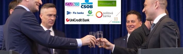 Vláda bankám zrušením odvodu navýšila brutálne zisk a Slovákov ide dodaniť