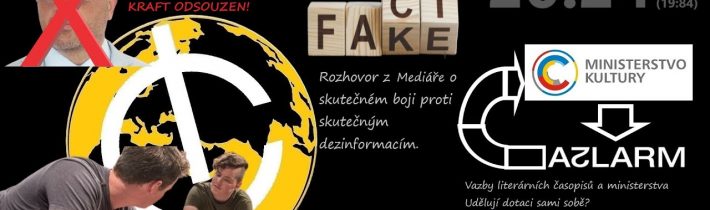 STREAM incorrect.cz 15.6.2021 – odsouzení Krafta za článek, ministerstvo a peníze do časopisů…