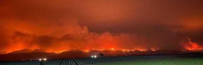 V Kalifornii zúri požiar na ploche vyše 40 000 hektárov