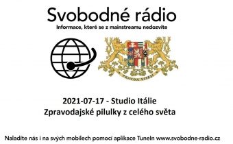 2021-07-17 – Studio Itálie – Zpravodajské pilulky z celého světa