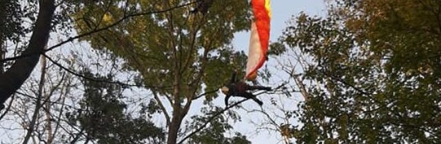 Paraglajdista uviazol na strome v horskom teréne, ratovať ho museli hasiči