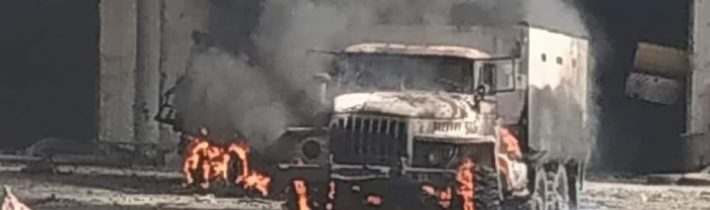 Vojaci DĽR zničili základňu ukrajinskej armády silnou delostreleckou paľbou
