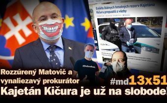 Kajetán Kičura je už na slobode! Rozzúrený Matovič a vynaliezavý prokurátor #md13x51