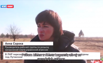 V Lugansku pochovali 115 obetí ukrajinských agresorov