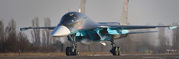 Rusko stiahlo k ukrajinským hraniciam 17 stíhacích bombardérov Su-34