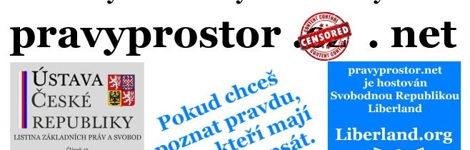Pravý prostor po masivních DDOS útocích opět zablokován, pracuje se na jeho znovuobnovení (informace pro čtenáře PP) |