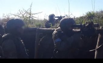 Práca ruských výsadkárov pri obsadení pozícií Ozbrojených síl Ukrajiny
