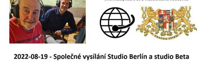 2022-08-19 – Společné vysílání Studio Berlín a studio Beta – Hrozící blackouty – úspory energií