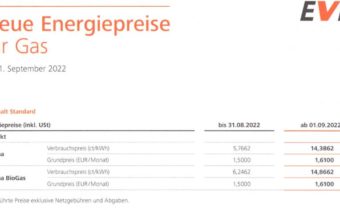 Flash -ceny elektřiny a plynu v Rakousku platné od 1.9.2022