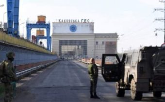Ukronacisti ostreľovali vodnú elektráreň Kachovka, pracuje v krízovom režime