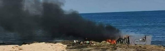 Libye: Pašeráci postříleli a zapálili 15 ilegálů i s pašeráckou lodí (obrázky) – Necenzurovaná pravda
