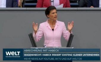 VIDEO: Sahra Wagenknecht se v Bundestagu postarala o poprask, když vyzvala k jednání s Ruskem a k obnovení nákupů ruských energií, protože bez levného ruského plynu a ropy se německá ekonomika zhroutí! Německý tisk už hlásí zavírání desítek průmyslových podniků a německé závody zvažují přesun podnikání do USA, kde je plyn 8x levnější!