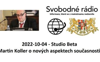 2022-10-04 – Studio Beta –  Martin Koller o nových aspektech současnosti.