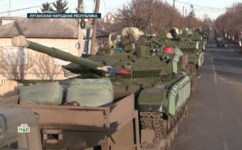 Na front smeruje kolóna nových tankov T-90M „Proryv“
