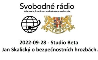 2022-09-28 – Studio Beta –  Jan Skalický o bezpečnostních hrozbách.
