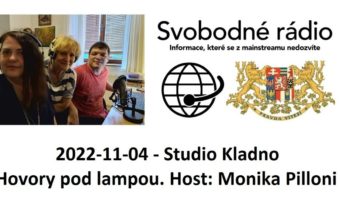 2022-11-04 – Studio Kladno –  Hovory pod lampou. Host: Monika Pilloni