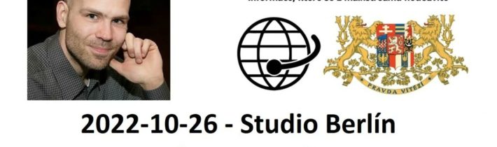 2022-10-26 – Studio Berlín –  Zprávy Geopolitan – Rozhovor s Jiřím Havlem s interakcí