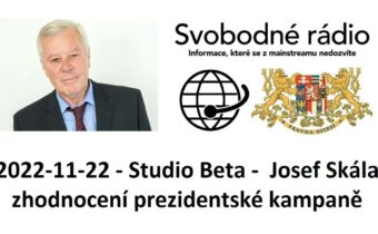 2022-11-22 – Studio Beta –  Josef Skála – zhodnocení prezidentské kampaně.