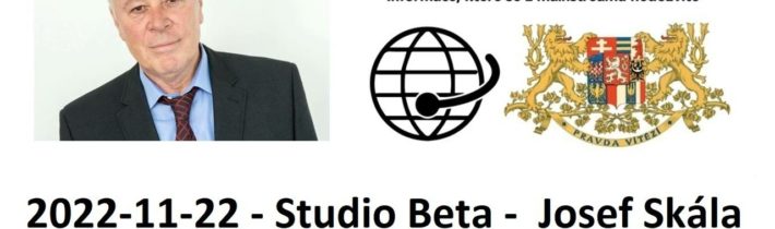 2022-11-22 – Studio Beta –  Josef Skála – zhodnocení prezidentské kampaně.