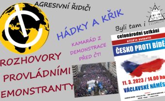 Reportáž z demonstrace „ČESKO PROTI BÍDĚ“, 11.3.2023