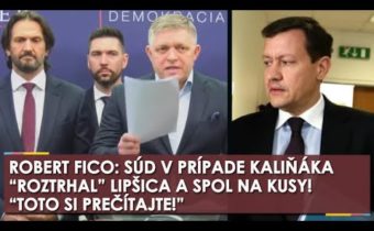 Robert Fico o obvinení Kaliňáka: „Počúvajte čo sú toto za zvery“ SMER SD