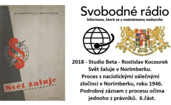 2018 – Studio Beta – Rostislav Kocourek – Svět žaluje v Norimberku. 6. čáat