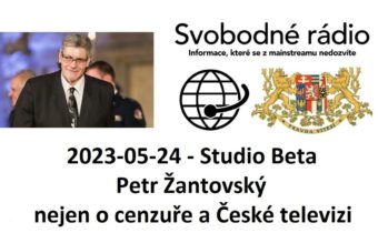 2023-05-24 – Studio Beta –  Petr Žantovský nejen o cenzuře a České televizi.