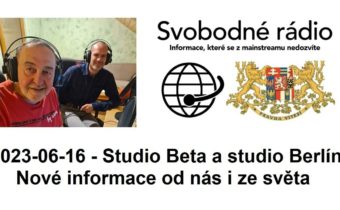 2023-06-16 – Studio Beta a studio Berlín –  Nové informace od nás i ze světa.