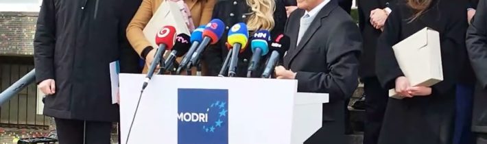 Brífing Mikuláša Dzurindu a tímu Modrí – Európske Slovensko – Zber podpisov a ďalšie kroky