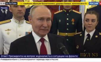 Vladimir Putin o aktuálnej situácii na fronte