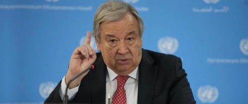 VIDEO: Šéf OSN Gutteres verklíkuje hoaxy svojich pánov z Davosu a klimatických alarmistov Thunbergovej & spol., že svet sa rúti do klimatickej katastrofy