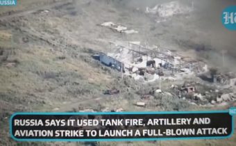 Ruské tanky, drony a dělostřelectvo „odpalují“ ukrajinské pevnosti v Kupjansku v Charkovské oblasti.