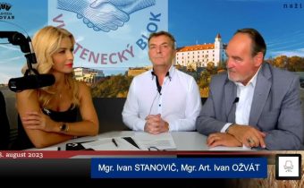 TV Slovan 08.08.2023 | Hosť: Martin DAŇO a Štefan HARABIN | Ivan STANOVIČ a Ivan OŽVÁT