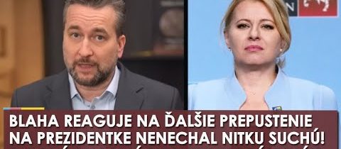 Blaha po ĎALŠOM prepustení obvineného hovorí o totálnej fraške, na prezidentke nenechal nitku suchú