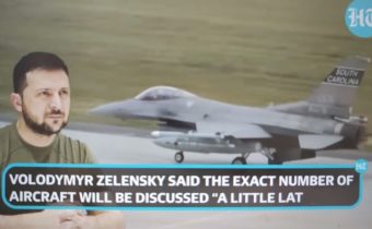 Americké stíhačky F-16 přistanou na Ukrajině; Zelenskyj je nadšený z rozhodnutí Holandska a Dánska.