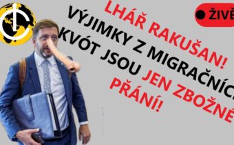 Vít Rakušan vám LHAL o výjimkách z migračních kvót! Je to jen zbožné přání! STREAM incorrect.cz