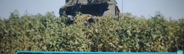 Ukrajinská vojenská základna je rozbita na kusy a kousky po ruské palbě přesnou a naváděnou municí.
