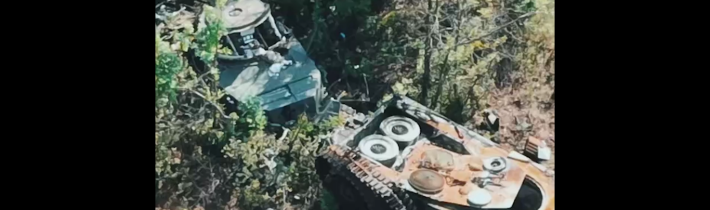 Situácia na fronte v obci Urožajnoje 13. augusta