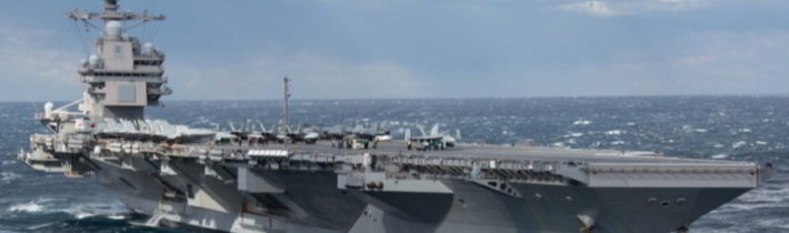 Největší letadlová loď světa US Navy “Gerald R. Ford” vplula do přístavu Antalya – INFOKURÝR