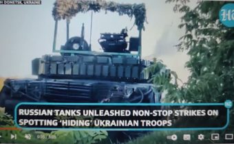 Putinovy tanky T-80BVM řádí v Doněckém regionu; „smetly“ z bojiště téměř 700 ukrajinských vojáků…