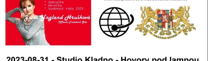 2023-08-31 – Studio Kladno – Hovory pod lampou. Host: Jana Yngland Hrušková